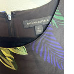 Banana Republic Womens Size 8 Blue Floral Sheath Business Career Wear Photo 3