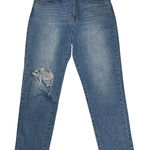 Lucky Brand  High Rise Mom Ankle Jean Drew Medium Wash Stretch Denim Size 10/30 Photo 0