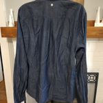 Adidas NEO Denim Snap Button-Up Shirt Photo 1