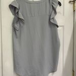 Zenana Outfitters Gray Ruffled Sleeve Top Photo 1