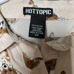 Hot Topic Corgi button down half shirt size small Photo 1