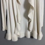 White House | Black Market White House Black Market sz M cream ruffle open cardigan Photo 2
