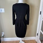 Calvin Klein  Sweater Dress with Peplum Scoop Neck Size Medium Photo 6