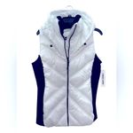 DKNY Women's WHITE HOODED Puffer Vest Photo 1