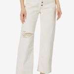 Levi's NWT Levi’s Ribcage Straight Ankle Jeans Light Wash Snap Front Distressed 31W 27L Photo 7