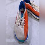 Hoka One Carbon X 3 White/Orange Running Sneakers Women 10.5 D or Men 9 D White Photo 6