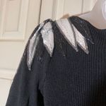 Pat Sandler For Wellmore Vintage Beaded Cocktail Sweater Dress XS Photo 12