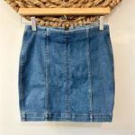 Free People Modern Femme Denim Skirt Size 4 Photo 1