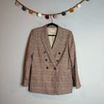 Loft  Plaid Double Breasted Blazer Jacket Photo 1