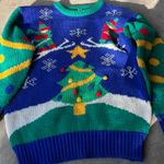 Amanda Smith Vintage  Ski Ugly Christmas Sweater Knit Women’s Sz S Multicolor Photo 11