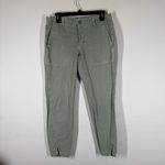 AMO Army Twist Cropped Pant Size 27 Green Photo 2