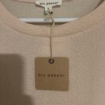 Blu Pepper NWT Peplum shirt, Size Small Photo 2