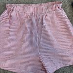 Amazon Pink and white striped shorts Photo 0