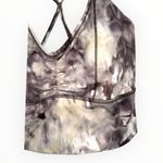 Gymshark NEW  Womens Elevate Longline Light Support Sports top Brown Spray Dye S Photo 4