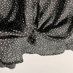 Lane Bryant Black And White Cold Shoulder Long Sleeve Shirt Blouse SZ 20 Photo 4