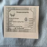 ZARA  Blue Ribbed Knit Seamless Crop Tank Top SZ M  #1710 Photo 6