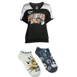 Disney Nightmare Before Christmas Sweater Womens Plus 3x Black Socks NBC B3 Photo 0