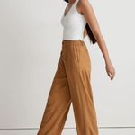 Madewell The Neale Straight-Leg Pant in Drapeweave tan Photo 2