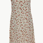 Reformation  Women's Sloane Floral Midi Slip Dress | Sz Medium | Tosca Cream Photo 0