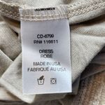 Anthropologie Amadi Caroline Knit Midi Dress size Medium New Beige Minimalist Tan Photo 6