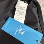 Cupshe Midnight Leopard Halter One Piece Swimsuit NEW Womens M Black V Neck Photo 6