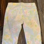 J.Jill  pastel floral denim Capri size 4 Photo 5