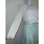 Cottagecore White Feminine Longsleeve Top PL Size undefined Photo 2