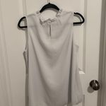 White Sleeveless Blouse Size M Photo 1