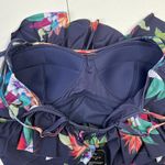 City Chic  Size S 16 Swimsuit Elba One Piece Off The Shoulder Tropical Print NEW Photo 11