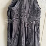 Free People Valencia Lace Cotton Mini Dress Sleeveless Black Size S Photo 9