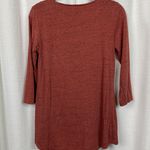 Miraclebody by Miraclesuit 3/4 Sleeve Heathered Pink Red Top Sz.S Photo 5