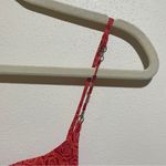 My Michelle Vintage  Rose Midi Slip Dress Beaded Straps Scarf Hem Fairy Whimsical Photo 5