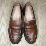 Madewell  The Bradley Chunky Lugsole Platform Loafer Brown Leather Womens Size 7 Photo 4