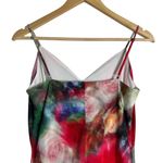 Adam Lippes  Watercolor Blurred Floral Print Satin Slip Midi Dress Size 4 Photo 10