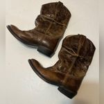 Lucchese Tan Leather Western Boots Brown Size 7.5 Photo 1