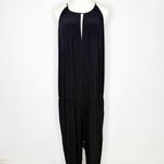 Natori Black Drawstring Waist Sleeveless Wide-Leg Jumpsuit Size 2X NWT Photo 2