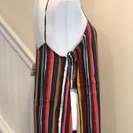 Free People Spaghetti Strap Rainbow Longline Tank W. Open Sides Sz Small NWT Photo 3