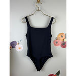 Babaton by Aritzia Black Thong Tank Bodysuit - Size - Large Photo 5