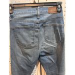 Madewell 9" High Rise Skinny Jeans Distressed Ripped Raw Hem Denim Size 29 Photo 7