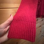 MELLODAY  Women's sweater Long Sleeve Two Pockets Pullover In Deep Red Size M Photo 4