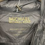 Michael Kors NEW MK Quilted Short Puffer Jacket Coat in Gray Sz PXXL Petite Photo 4