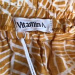Vitamin A Swimwear Tallows Linen Shorts NWT XS Photo 4
