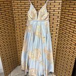 Blush Prom  Clarisse Deep‎ V-neck Brocade A-line Formal Dress
Size 4 Photo 1