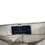 Lucky Brand  Bridgette Skinny White Raw Hem Jeans High Rise Stretch Womens 2/26 Photo 3