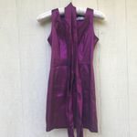 8 Metallic purple tank strap mini wiggle dress Size 10 Photo 2