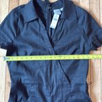 Maeve  🖤 Black Wide-Leg linen  Jumpsuit with V-Neck Photo 4