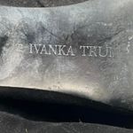 Ivanka Trump  Black Suede Knee High Almond Toe Block Heels Western Boots Size 8 Photo 4