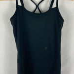 Gaiam Strappy Back Athletic Shel Bra Tank Black Size Small Photo 0