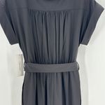 Calvin Klein rolled cap sleeve elastic tie waist cropped wide leg party size 4 Photo 9