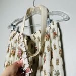 Vintage Eagle River Traders 90s White Pink Floral Full Matching Belt Skirt Large Photo 5